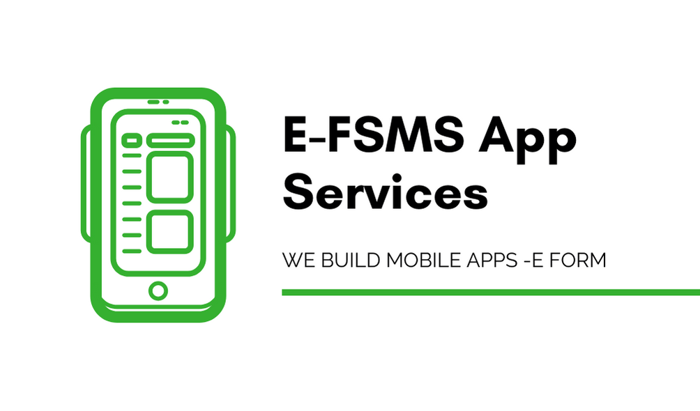 E-FSMS app services for digital food safety forms